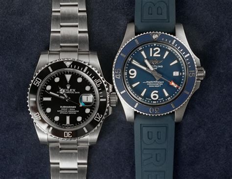 breitling superocean vs submariner|Breitling Superocean automatic 42 review.